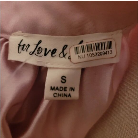 For Love and lemons Miriam Flutter Maxi Pink Long Dress Gown - Picture 6 of 7